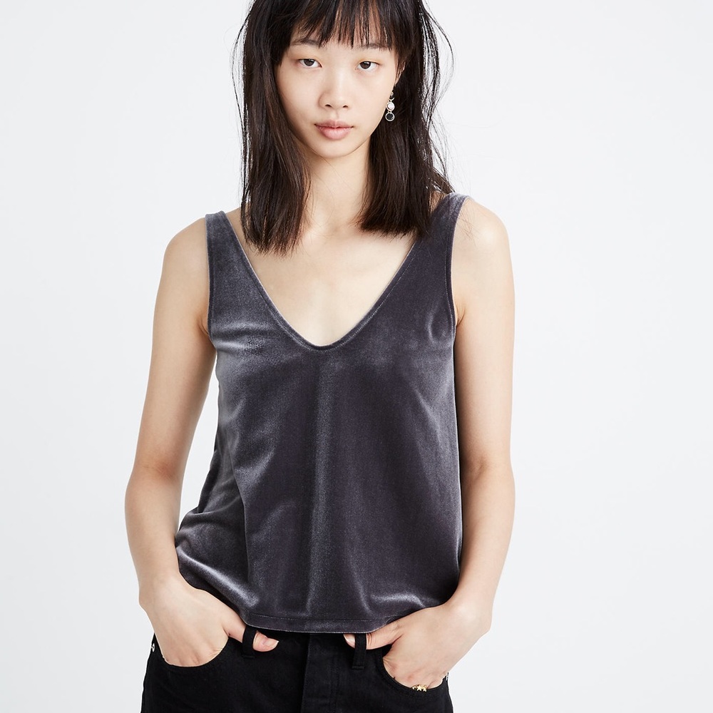 Madewell Velvet Tank